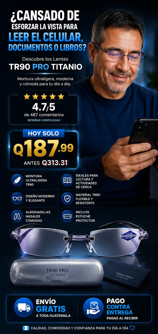 Lente Tr90 Pro Titanio Im6460