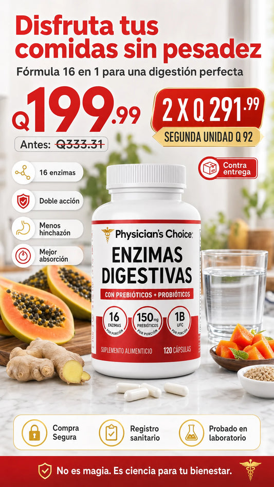 Enzimas Digestivas Plus