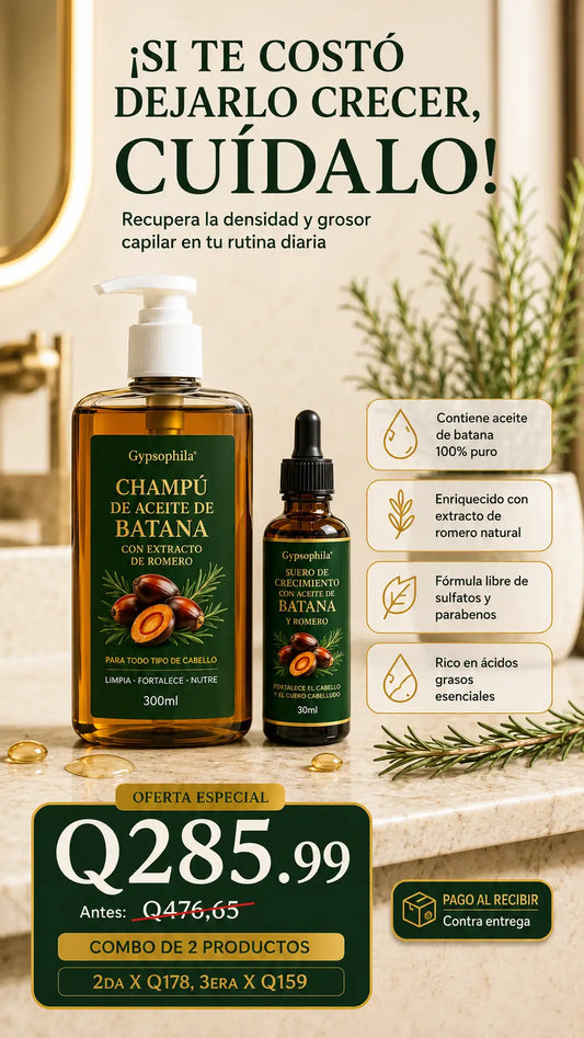 Combo Shampoo Y Aceite De Batana