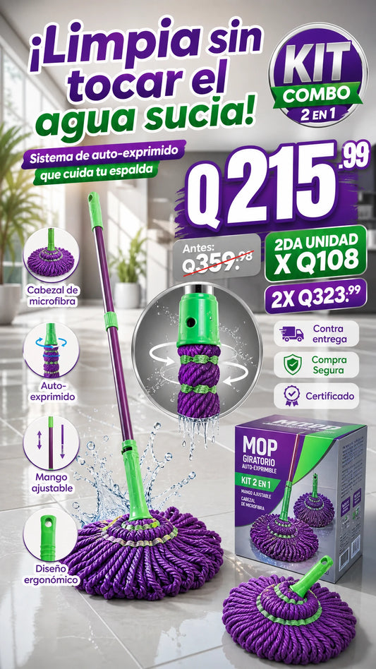Trapeador Autoexprimible