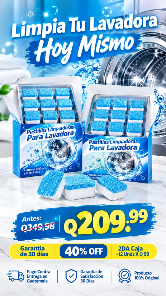 Pastillas Limpiadoras Para Lavadora