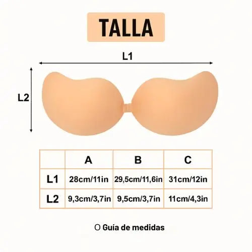 2x1 Brasier Easy Wear Lift - Escote Secreto