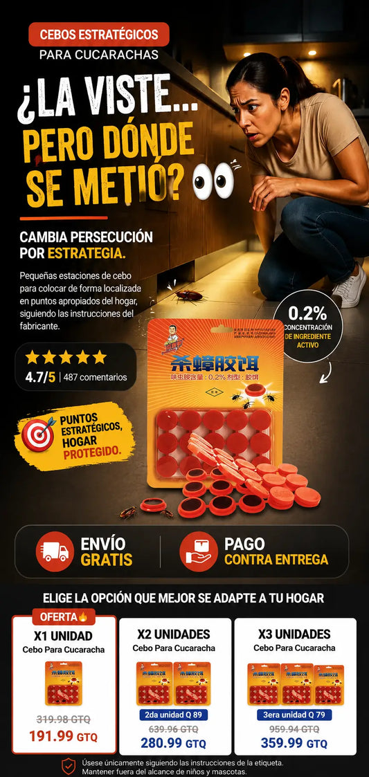 Capsulas De Cebo Para Cucaracha